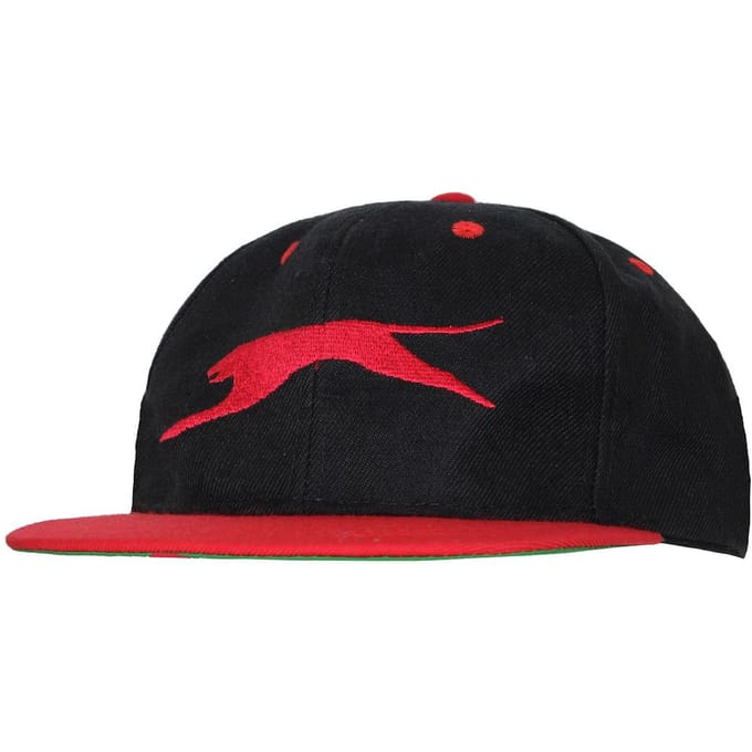 Slazenger Logo Heren Zwart/Rood Cap