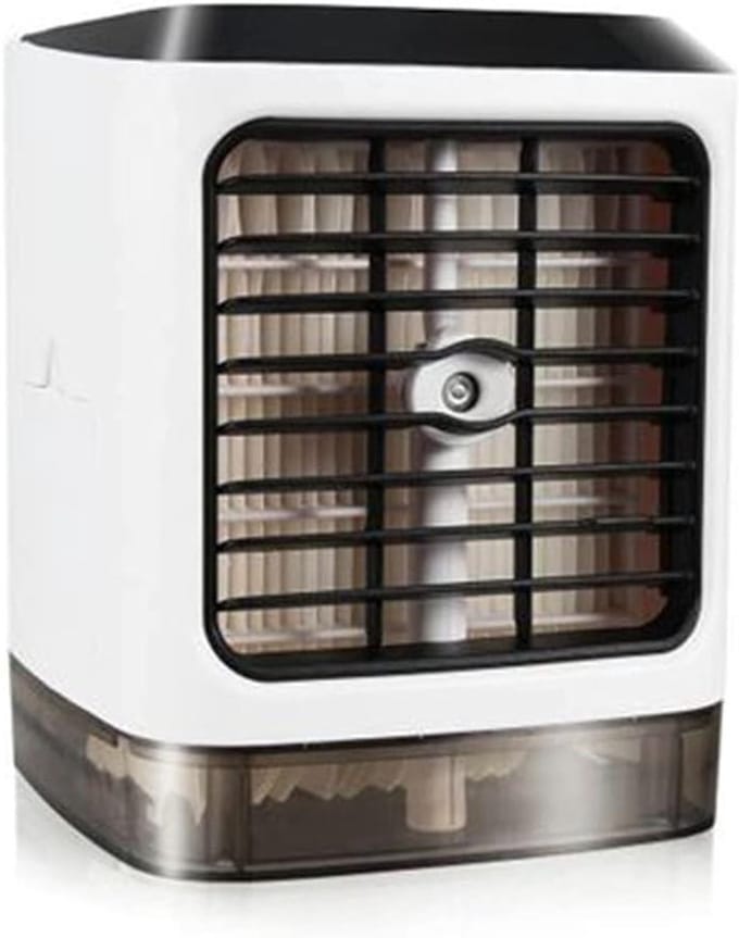 Mini Aircooler - Persoonlijke Koeler - Ruimte Koelen - 3 Snelheden Instelbaar - 480ML Tank - Wit