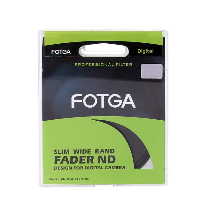 Fotga 49 mm slanke fader variabel ND-filter, instelbare neutrale dichtheid ND2 tot ND400 52 mm zwart