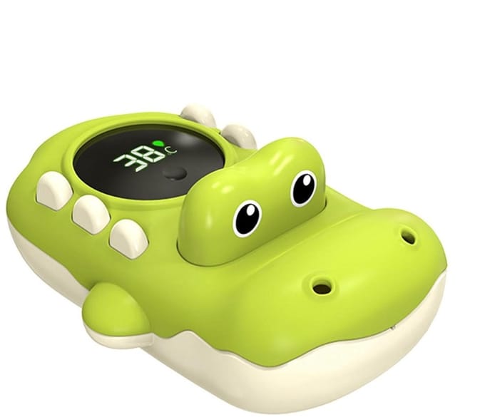 Badthermometer Kinderen - Drijvende Meter - Veilig Baden - Krokodil Design - 127 cm - Multicolor