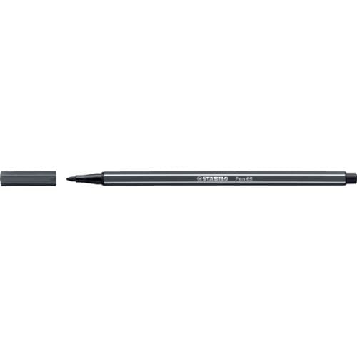 STABILO Pen 68 - Premium Viltstift - Diep Koud Grijs - per stuk