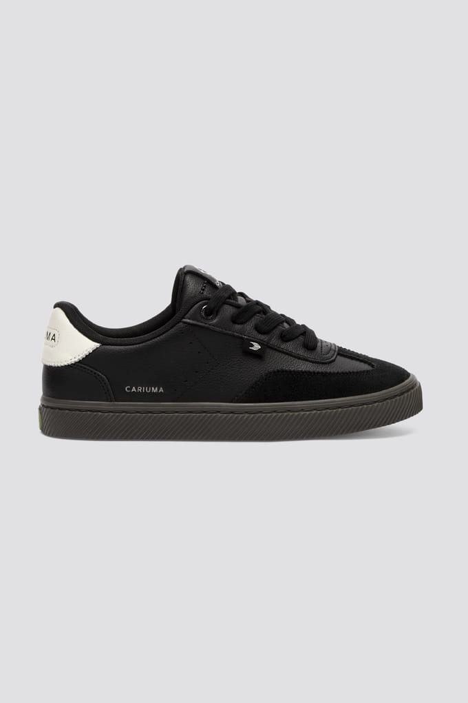 Cariuma Toca Soft Grain Leather Teak Black Off-white Accents Größe: 41 | Trainers Outlet | Unisex | Schwarz