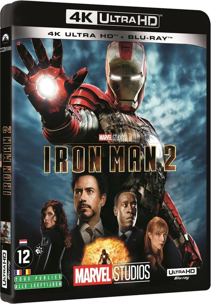 Iron Man 2 (4K Ultra HD Blu-ray) (Import geen NL ondertiteling)