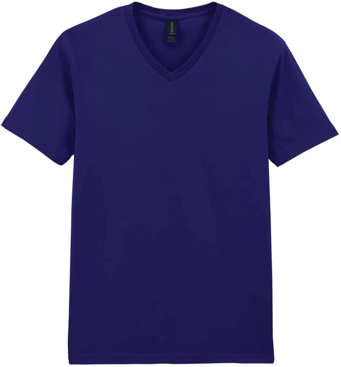T-shirt met V-hals Gildan Softstyle