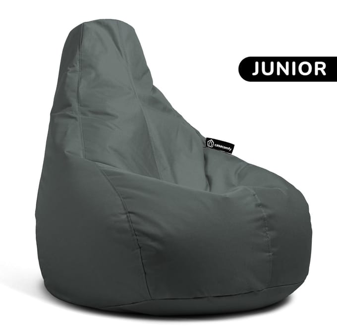 Casacomfy Premium Junior - Zitzak voor Kinderen - Ergonomisch - Waterafstotend - Antraciet
