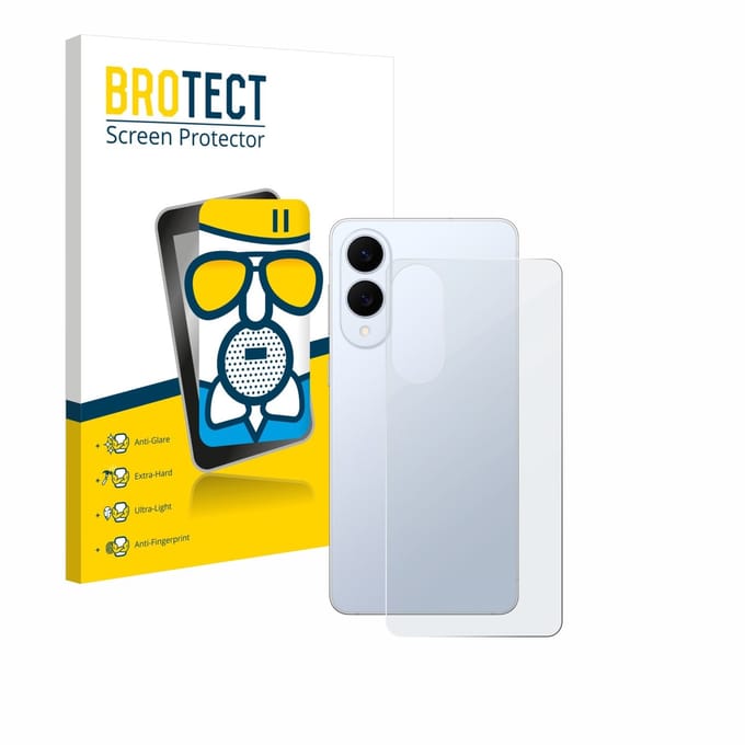 BROTECT - Screenprotector voor Samsung Galaxy S25 Edge (Achterkant) - Folie Beschermfolie Beschermglas matte