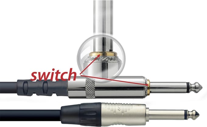 Stagg Gitaar/instrument kabel DLX Jack/Jack NGC6SWR