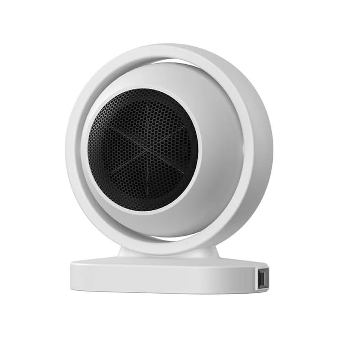 Mini radiateur électrique portable 220 V avec thermostat pour bureau, chambre à coucher, chauffage d'appoint black