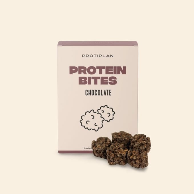 Protiplan - Mini Chocolade Krispies - 7 x 24 g - Low carb snack - Eiwitrijk