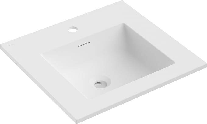 Mexen Otis inbouw wastafel 51 x 46,5 cm, wit mat - 25185001