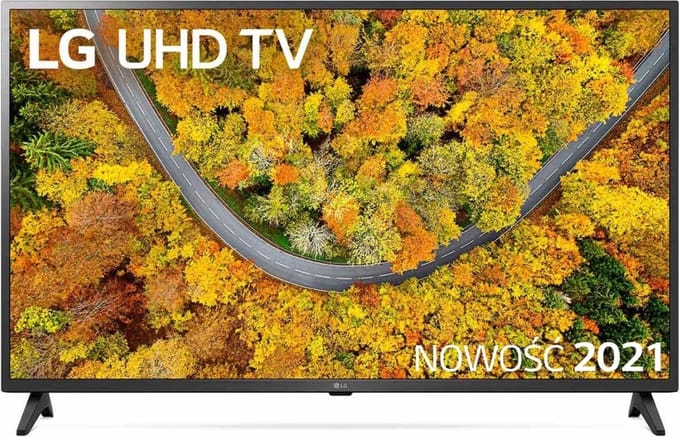 LG 43UP75003LF - 43 inch - 4K LED - 2021 - Buitenlands model