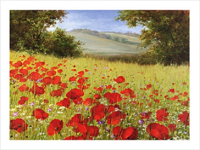 Poster PGM Heinz Schölnhammer - Sparkling Fierld II 80 x 60