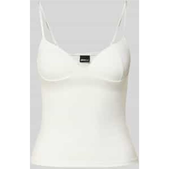 slim fit top met shaping-effect