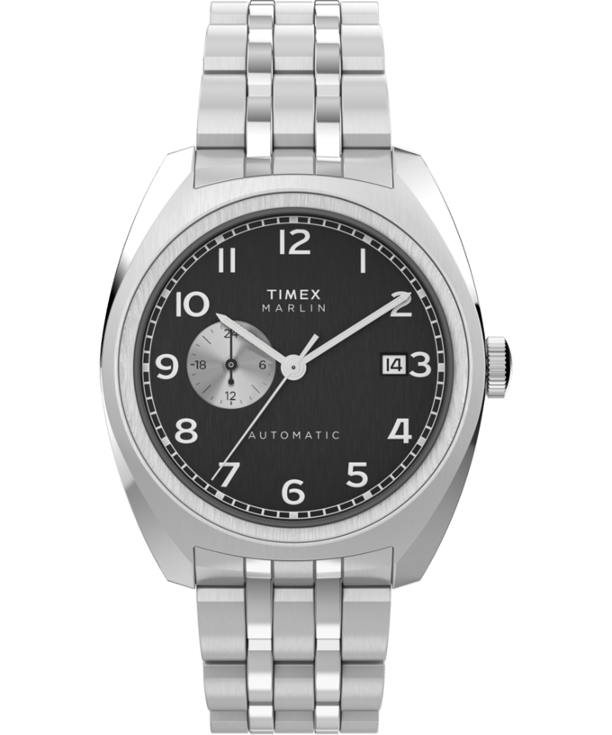 Timex Marlin TW2W58800 Horloge - Staal - Zilverkleurig - Ø 39 mm