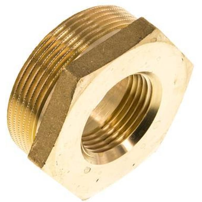 G 1'' x G 2'' F/M Messing Verloopring 16 Bar - FL2S-FM-B-100G-200G