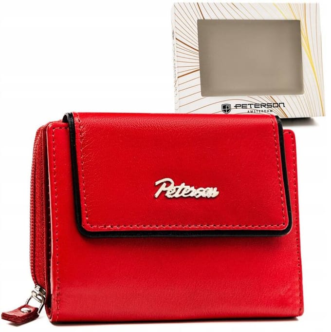 Peterson - Dames Portemonnee - Klein - Leder - RFID-beveiliging