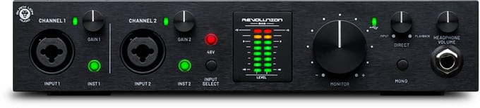 Black Lion Audio Revolution 2x2 - USB audio interface, 2 in / 2 out, USB-C