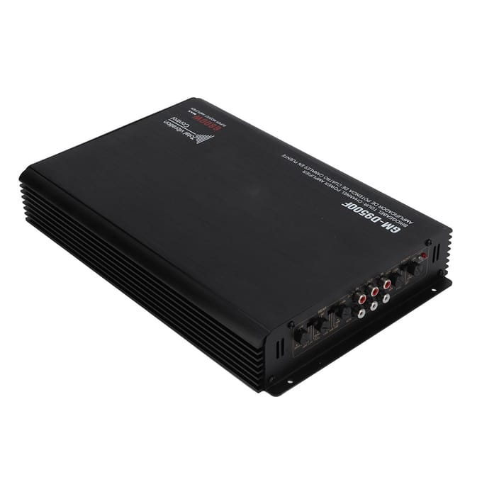 Auto Stereo Versterker 6800W Universeel 2 4 Ohm Brugbaar 4 Kanaals Hoge Efficiëntie voor Luidspreker black
