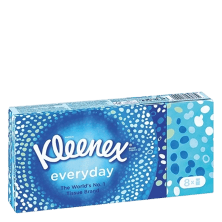 Kleenex - Zakdoekjes - Everyday - 8 Pakjes Zakdoekjes