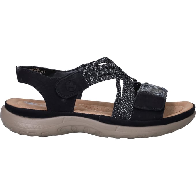 Rieker Sandalen F zwart Synthetisch - Maat 41