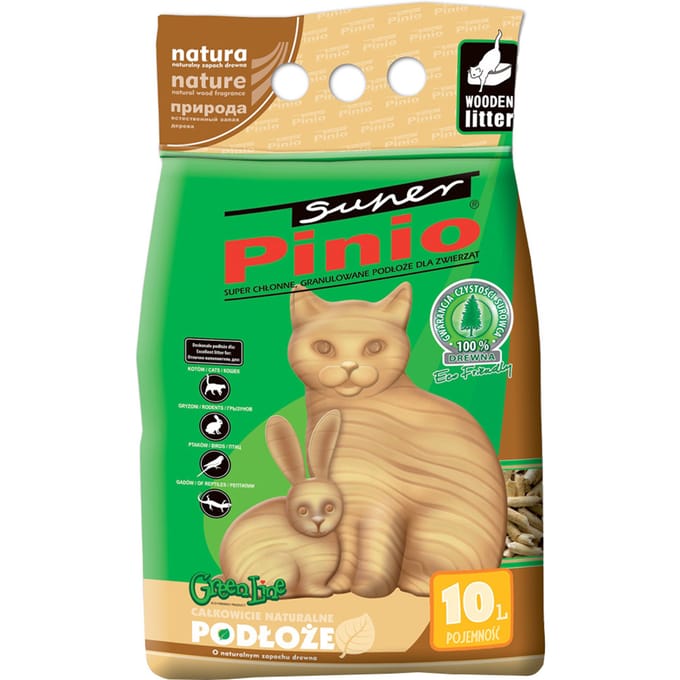 2x 10l Super Benek Pinio Kattenbakvulling