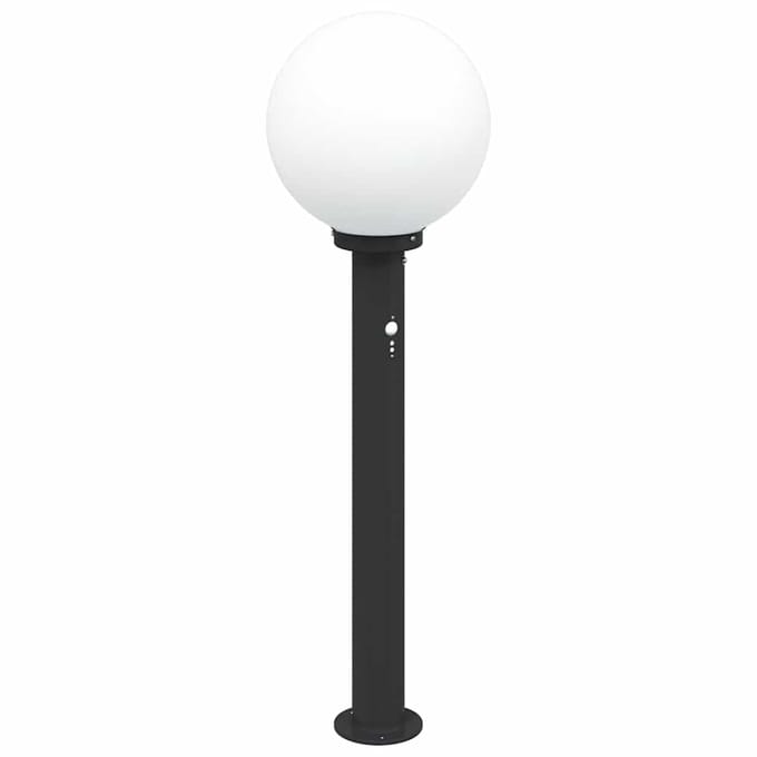 vidaXL Bolderverlichting met sensor 80 cm zwart IP44