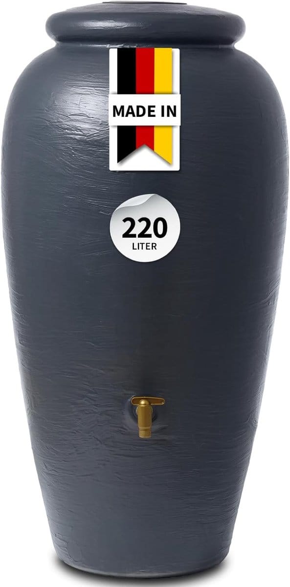 4rain AMFORA Regenton 220 Liter grafietgrijs