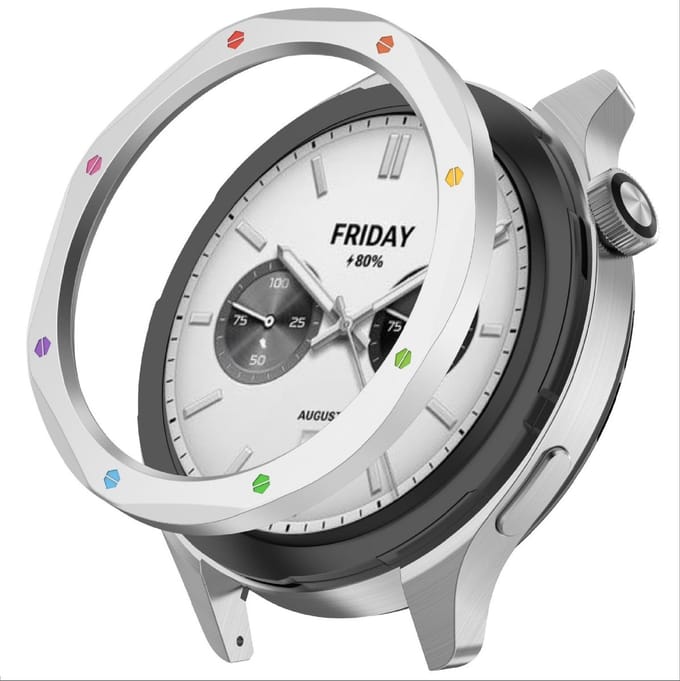 MTTproducts - Aluminium Bezel Ring voor Smartwatch - Zilver