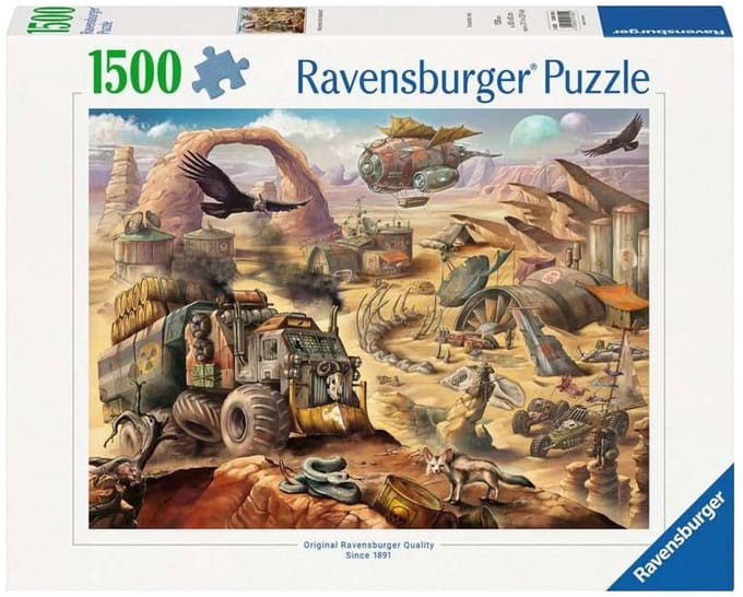 Ravensburger puzzel Mad Max, - Legpuzzel - 1500 stukjes