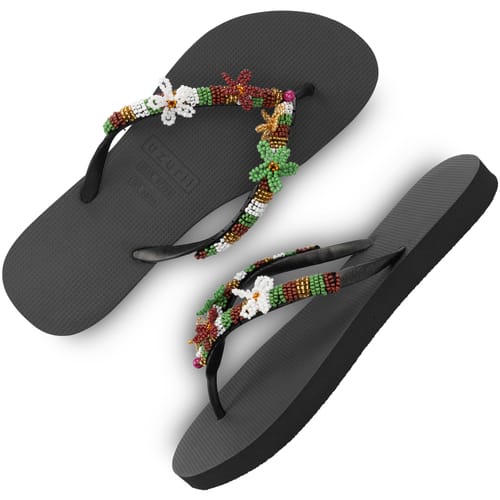 Uzurii | Teenslippers | Dames | Zwart | Maat 37/38