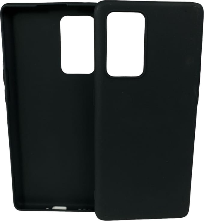 Silicone hoesje Geschikt voor: Oppo A16 / A16s - Zwart