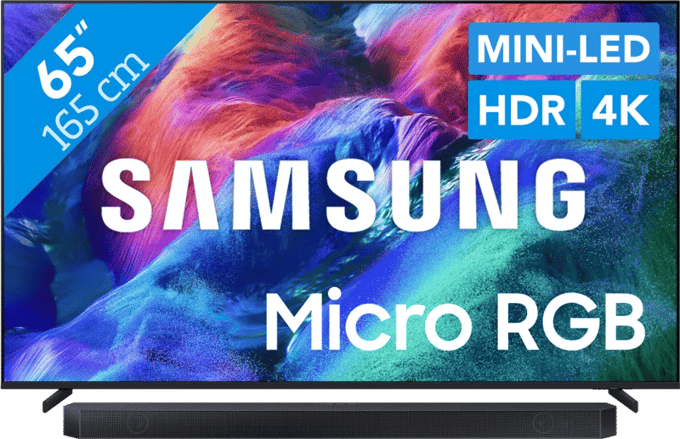 Samsung Micro RGB 65" R85H (2026) + Samsung HW-Q600H (2026)
