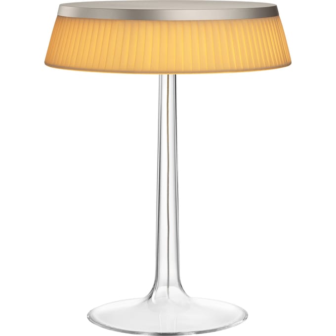 Flos - Bon Jour tafellamp - stof - chroom mat - beige