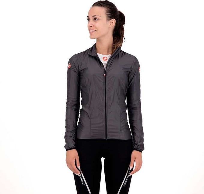 Castelli Aria Shell Jas Zwart XS Vrouw