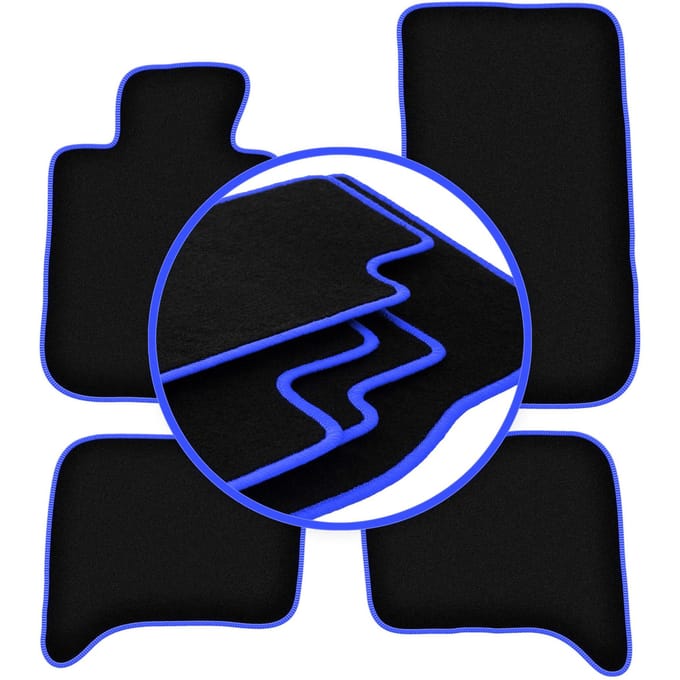 CARLUX-BLUE automatten voor: BMW 5 E28 sedan (1980-1990)