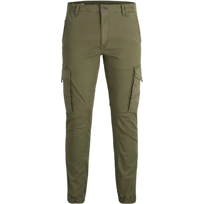 JACK & JONES Paul Lake Cargo loose fit - heren cargo broek - groen