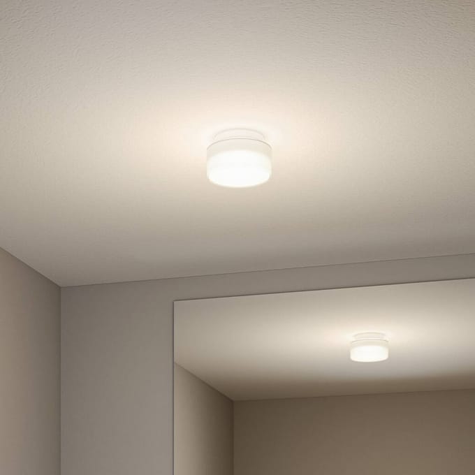 LED-plafondlamp Maro IP44 3000K 430lm 230V 6,8W Wit