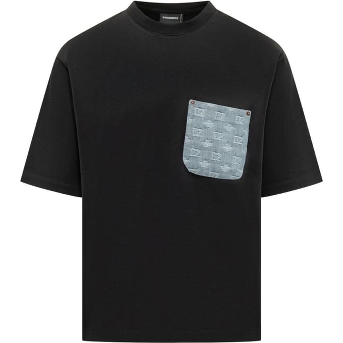 Dsquared2 t-shirt zwarte man zak