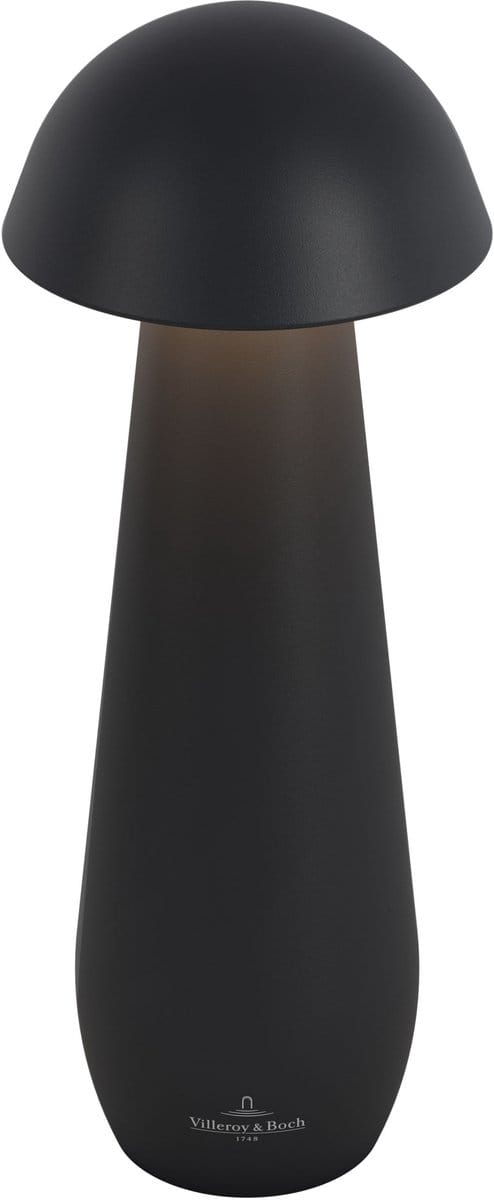 Villeroy & Boch tafellamp MODENA | 21 cm| Zwart | op accu