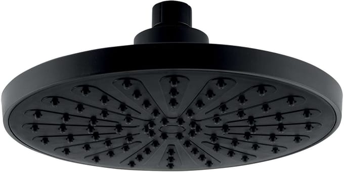 Novaservis Hoofddouches - Hoofddouche, diameter 20 cm, 1-jet, zwart mat RUP/200,5