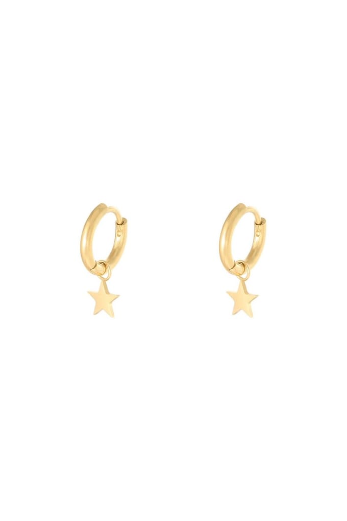 Oorbellen Star Goud
