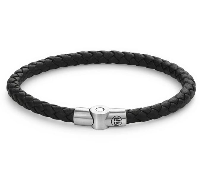 Rebel and Rose RR-M0040-S - Full Metal Single Round Black-Maat L