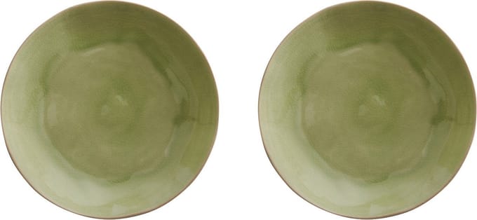 Costa Nova Riviera servies ontbijt bord Vert frais lichtgroen 21 cm - set van 2