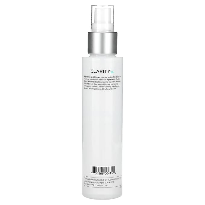 ClarityRx, Prenez Vos Vitamines, Spray Minéral Quotidien pour Peau Sèche, 4 fl oz (120 ml) white
