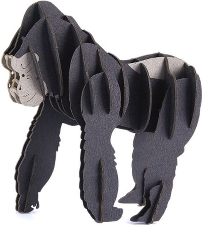 Papiermodel Gorilla