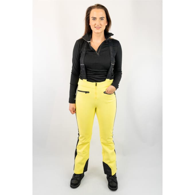 ICEPEAK - ellsworth softshell trousers - Rennhose dames - Geel