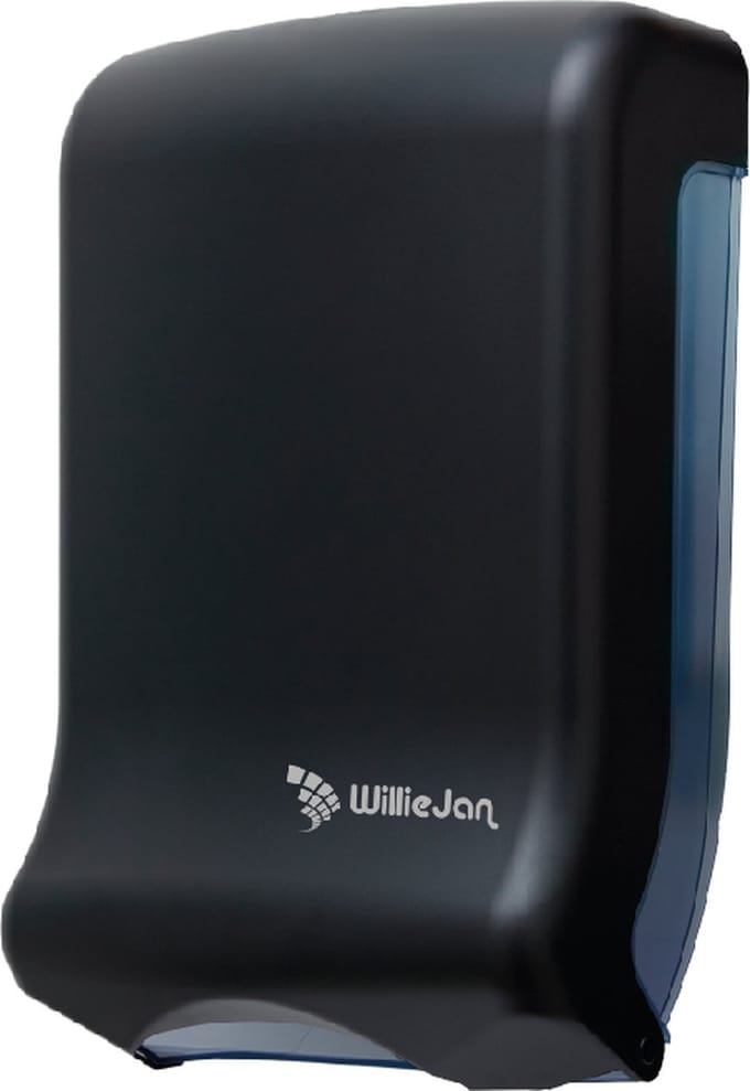 WillieJan papieren handdoekjes dispenser Alicate – Groot – Zwart