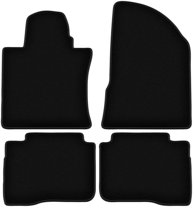 BASIC zwarte veloursmatten voor: SsangYong Korando IV SUV (2019-)