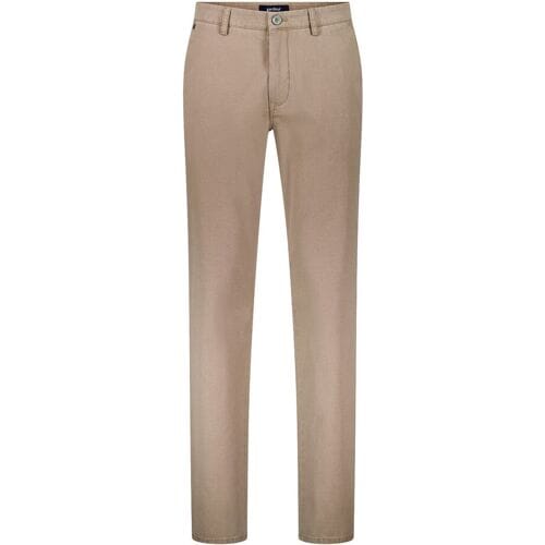 Gardeur Broek Benito Authentic Chino Look Fine Texture Comfort Stretch Licht Camel / male