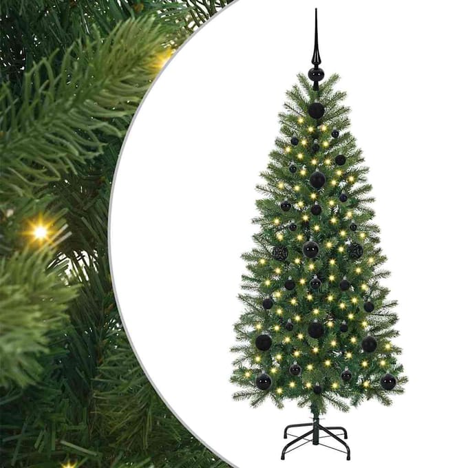 vidaXL - Kunstkerstboom - Groen - 120 - cm - PE - en - PVC